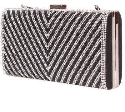 

Reedra Party Black Clutch