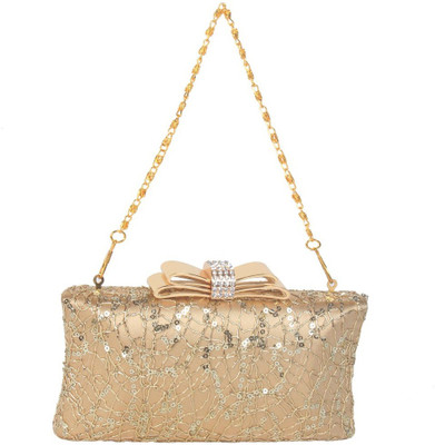 

Reedra Party Gold Clutch