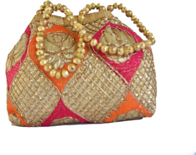 

Mahadev Exports Party Gold Clutch