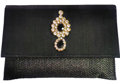 

Bhamini Casual Black Clutch