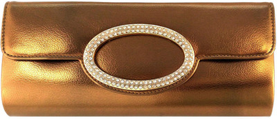 

Anmita Party Brown, Tan Clutch