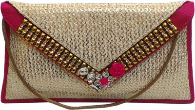 Bhamini Party Pink Clutch