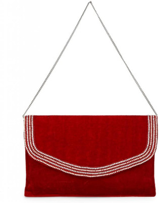 

Oleva Party Red Clutch