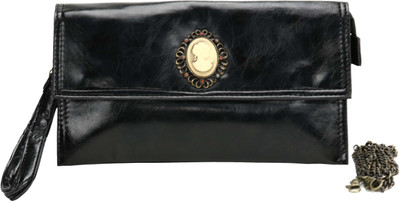 

Jolie Casual Black Clutch