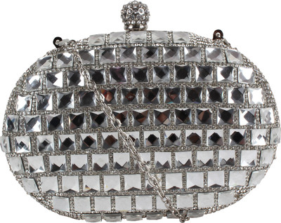 

Kalon Casual Silver Clutch