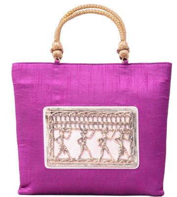 

Charu Boutique Party Purple Clutch