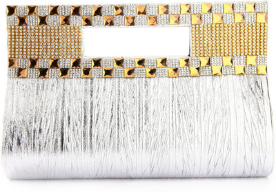 

LadyBugBag Casual Silver Clutch