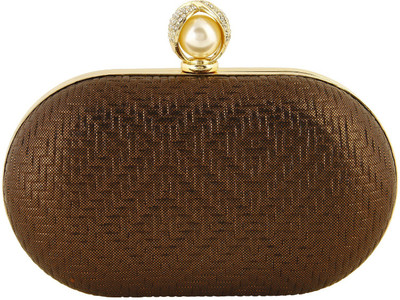 

Colors Inc Party Brown Clutch