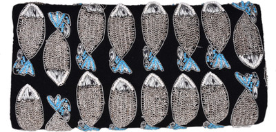 

navya bags Party Black Clutch