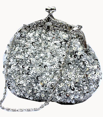 

Chicastic Party Silver Clutch