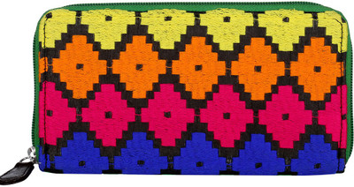 

Rajrang Casual Orange Clutch
