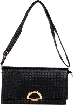 

Reedra Casual Black Clutch