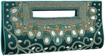

Metro Casual Green Clutch