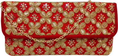 

Bhamini Party Red Clutch