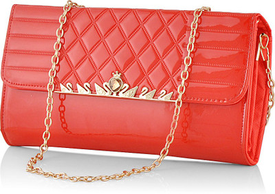 

Eyeslanguage Casual Red Clutch