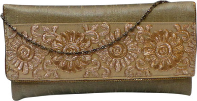 

Bhamini Party Gold Clutch