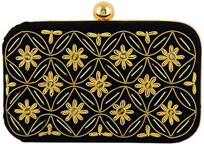 

Duchess Party Black, Gold Clutch