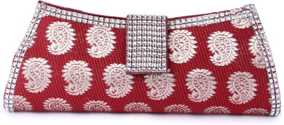 D Austin King Formal Maroon Clutch