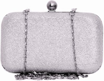 

Berrypeckers Party Silver Clutch