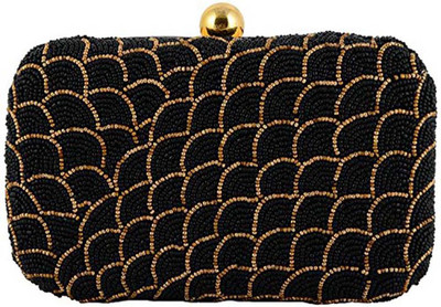 

Duchess Party Black, Gold Clutch