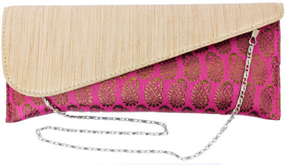 

Craftbazaar Party Pink Clutch
