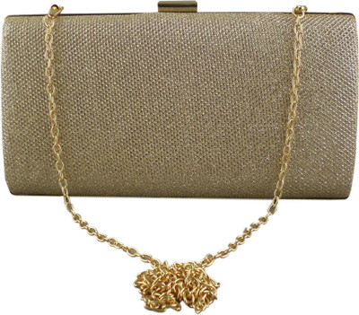 

Trinity Casual Gold Clutch
