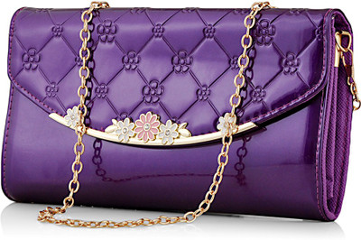 

Eyeslanguage Party Purple Clutch
