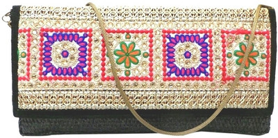 

Bhamini Party Gold Clutch