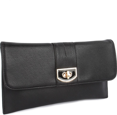 

Kleio Casual Black Clutch