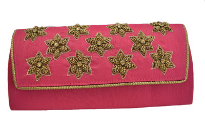 

Mahadev Exports Casual Pink Clutch