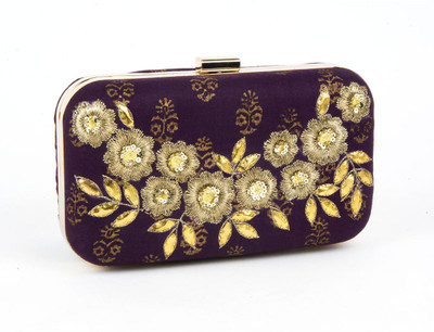 

Ruhmet Party Purple Clutch