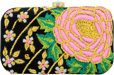

Tooba Handicraft Party Multicolor Clutch