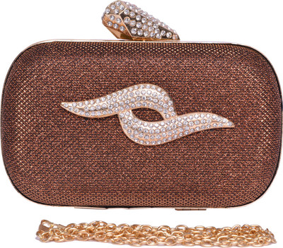 

Eleegance Party Brown Clutch