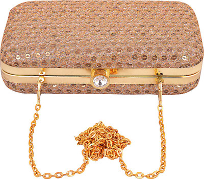 

Arisha kreation Co Party Gold Clutch