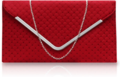 

Fostelo Casual Red Clutch