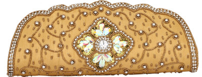 

PASHAN KALA Party Yellow Clutch