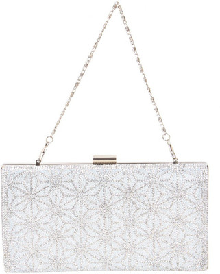

Reedra Party Silver Clutch