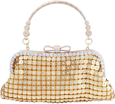 

Super Drool Formal Gold Clutch