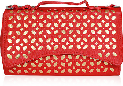 

Fieesta Casual Red Clutch