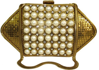 

Kawaii Casual Gold Clutch