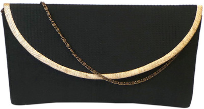 Bhamini Casual Black Clutch