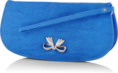 

Butterflies Casual Blue Clutch