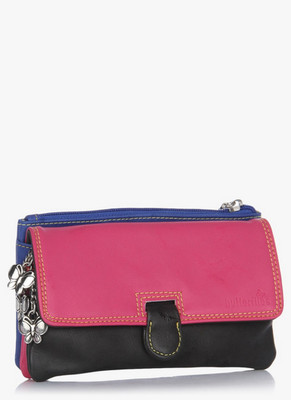 

Butterflies Casual Multicolor Clutch