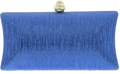 

The Ethnic Wears Party Blue Clutch
