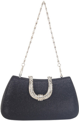 

Reedra Party Black Clutch
