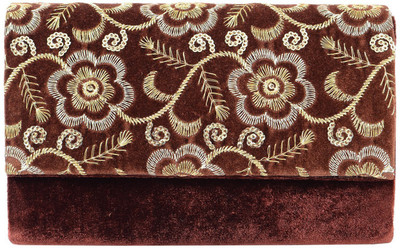 Bagaholics Party Brown Clutch