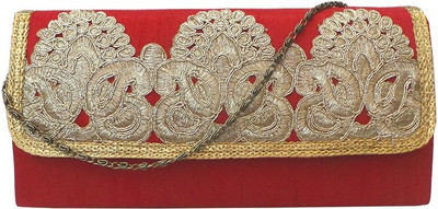 

Bhamini Party Red Clutch
