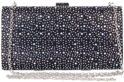 

Reedra Party Black Clutch