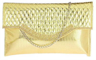 

JG Shoppe Party Gold Clutch