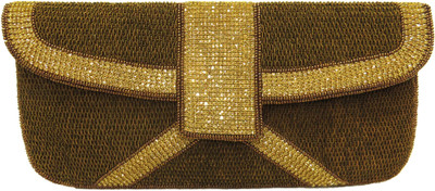 

Kawaii Casual Gold Clutch